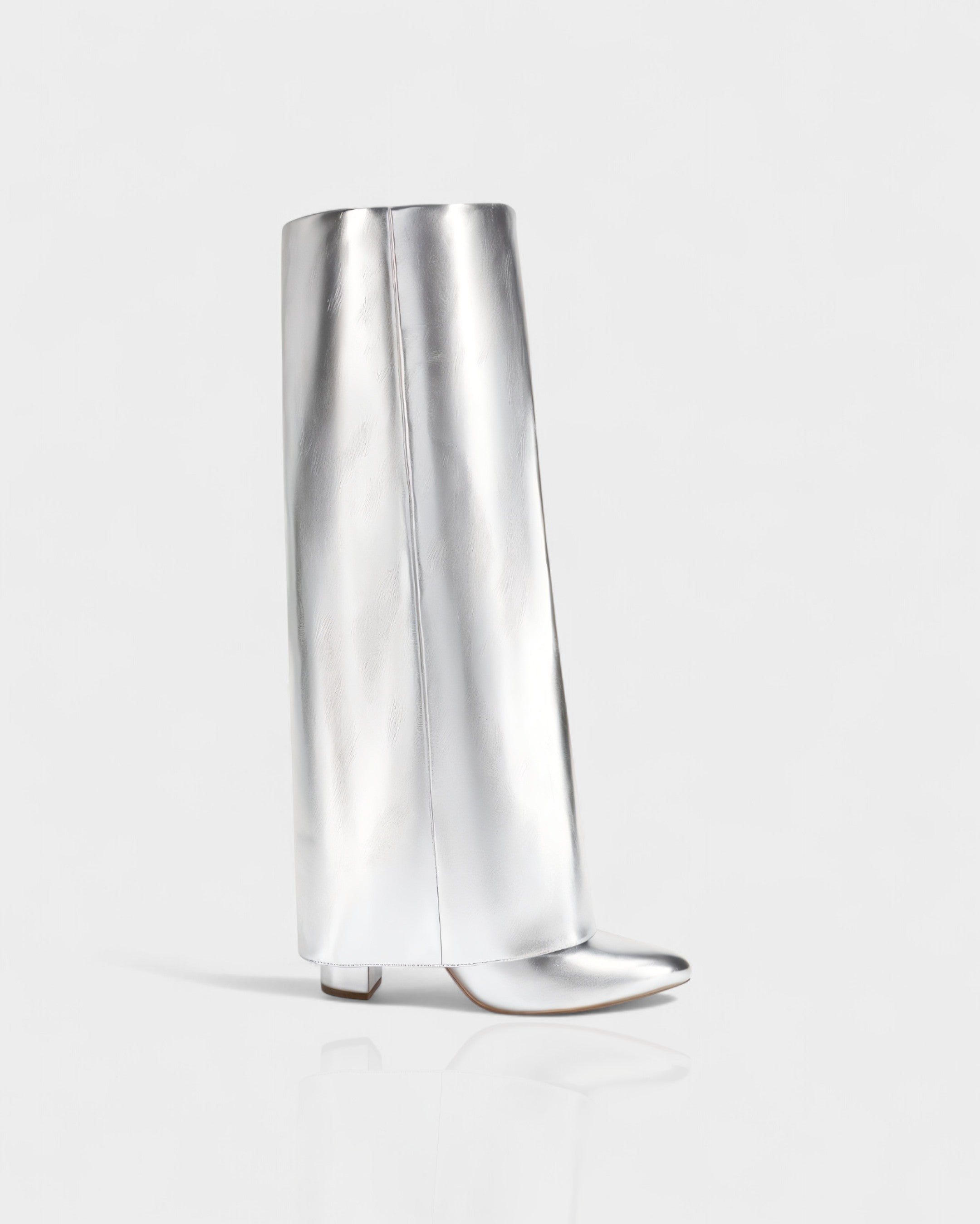 MAISY | Straight Metallic Boots