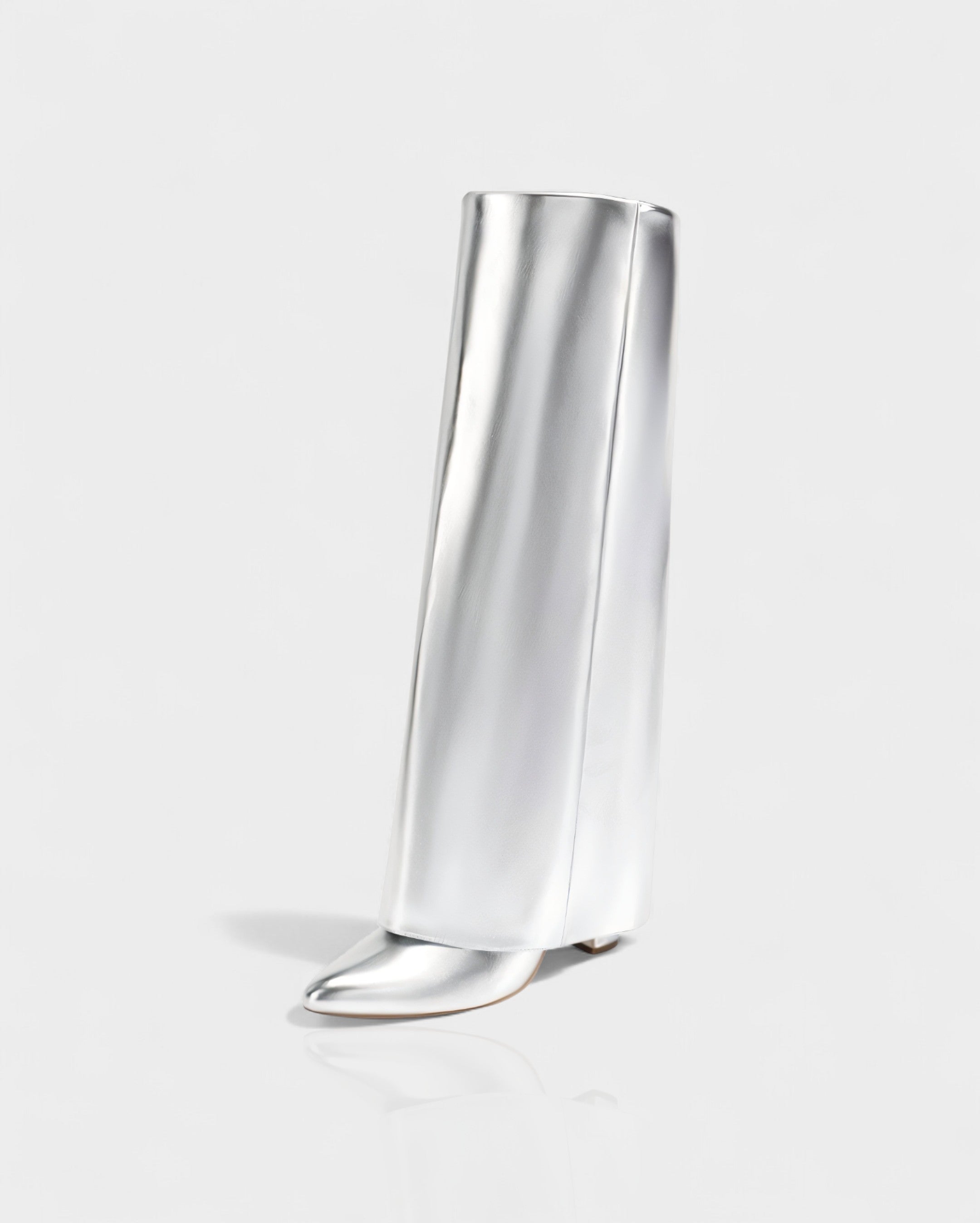 MAISY | Straight Metallic Boots